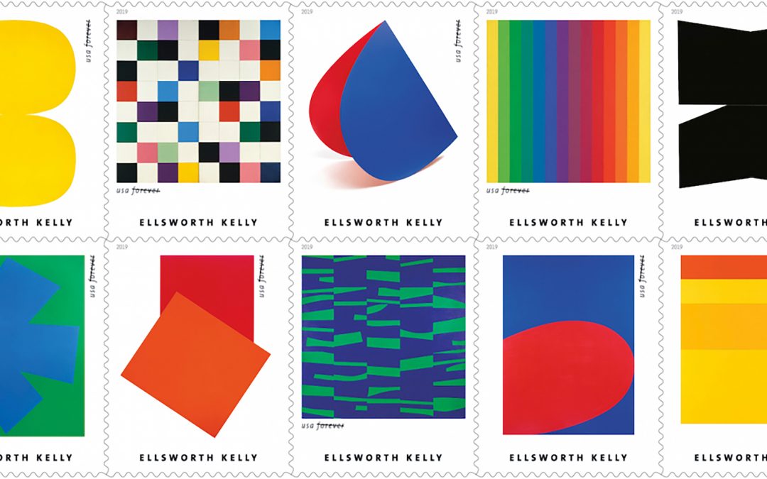 U.S. Postal Service Releases Ellsworth Kelly Stamp Collection