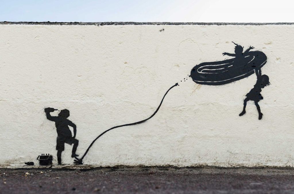 Banksy Confirms He is Responsible for New Murals in Coastal England Towns